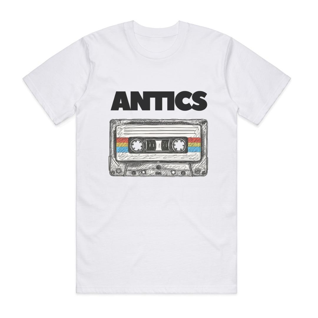 Cassette Tee | ANTICS TEES- Retro Music Vibes – ANTICS Tees